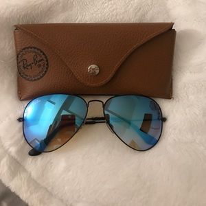Ray Ban Blue Reflective Sunglasses